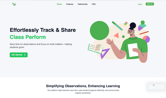 Koru Hackathon – Student Observation Platform